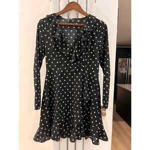 Miss guided polka dot dress